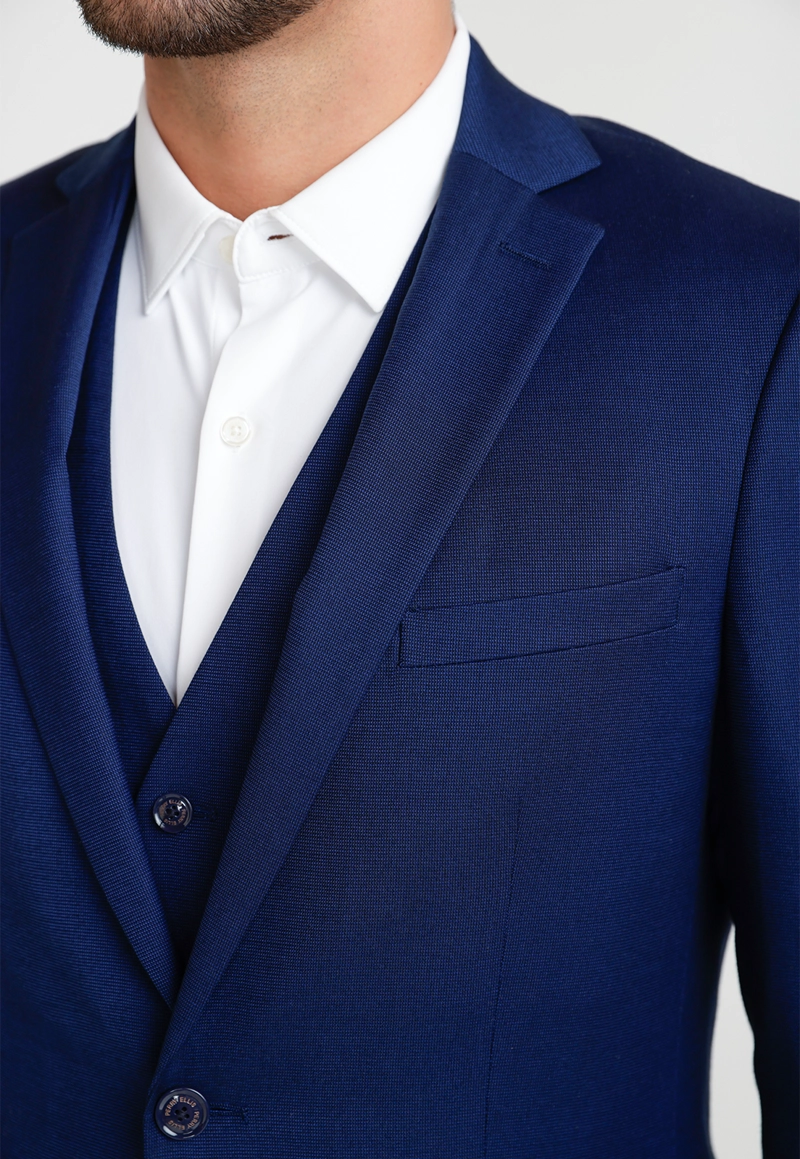 CHAQUETA FORMAL HOMBRE SUIT SEPARATE AZUL MEDIO THE WASHABLE VS - 3