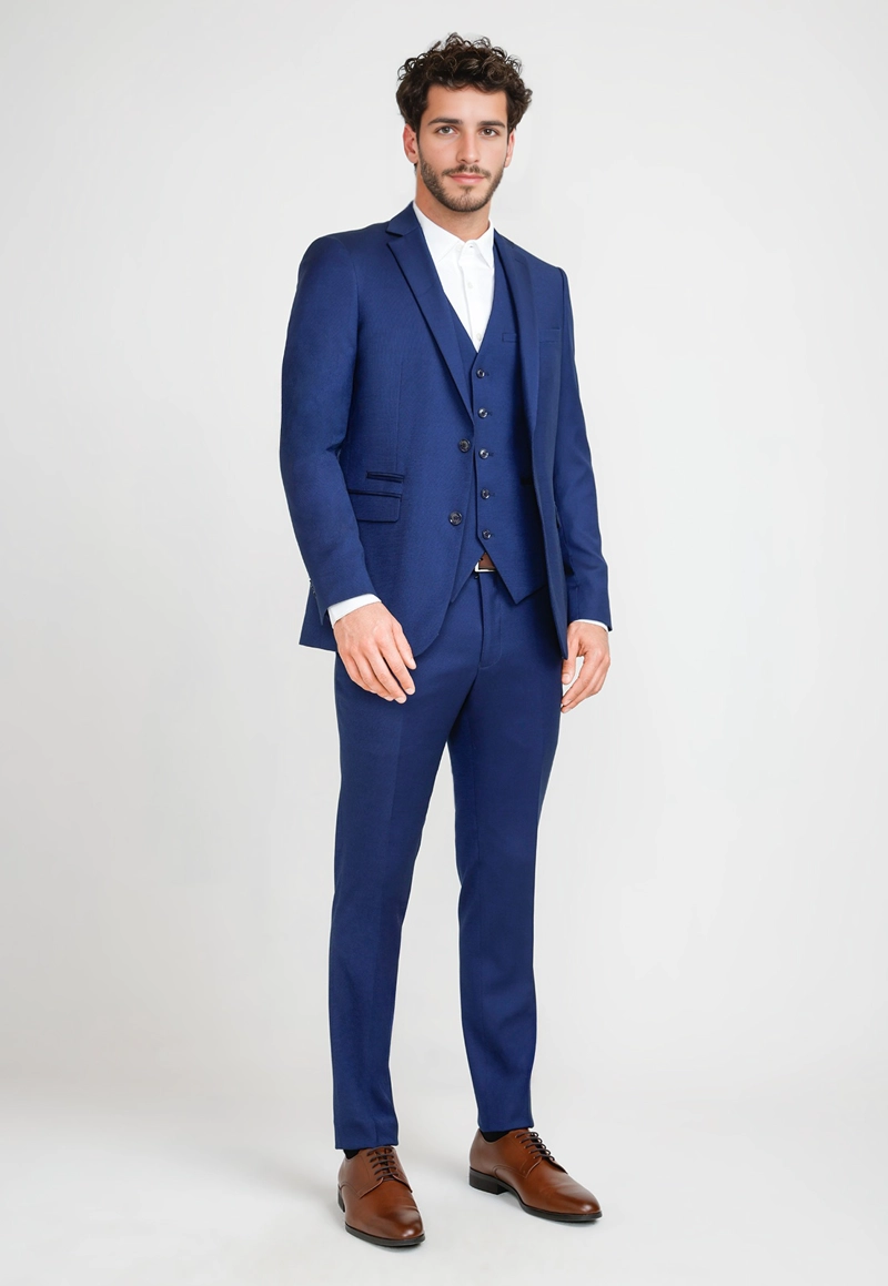CHAQUETA FORMAL HOMBRE SUIT SEPARATE AZUL MEDIO THE WASHABLE VS - 4