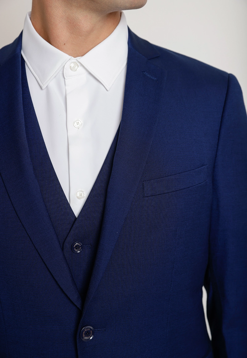 CHAQUETA FORMAL HOMBRE SUIT SEPARATE AZUL MEDIO THE WASHABLE VS - 5