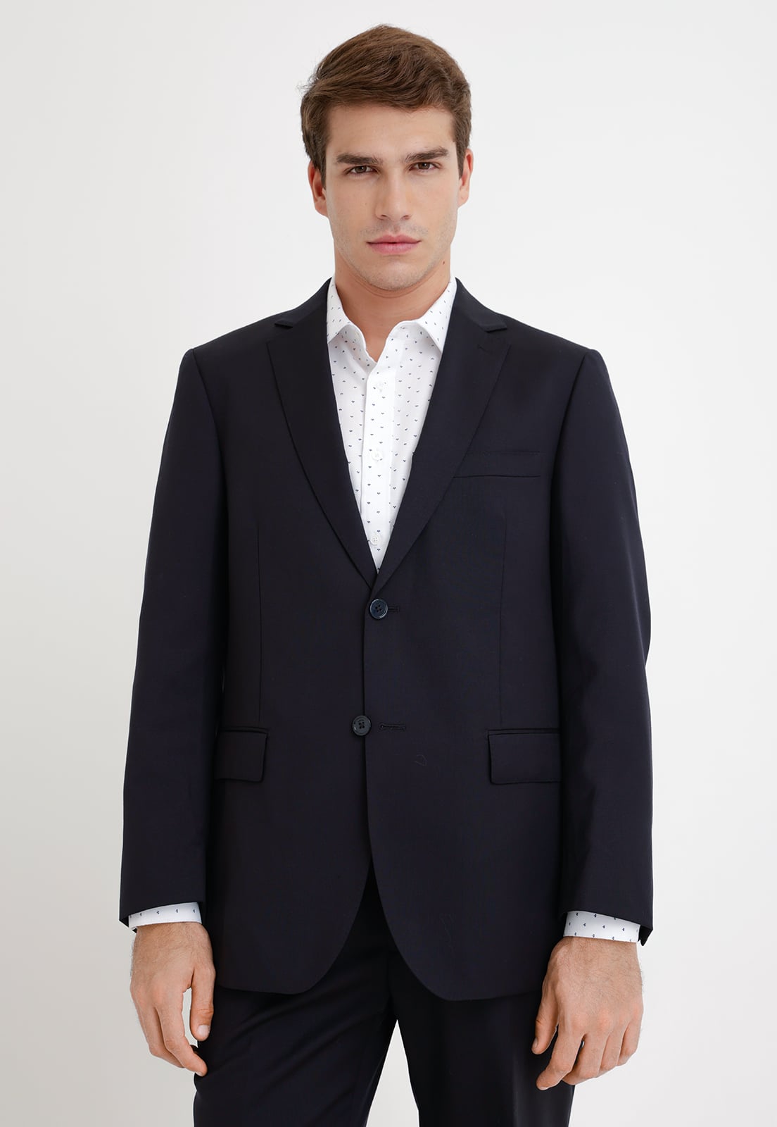 CHAQUETA FORMAL HOMBRE LANA S100'S REGULAR MIX&COLOR AZUL - 1
