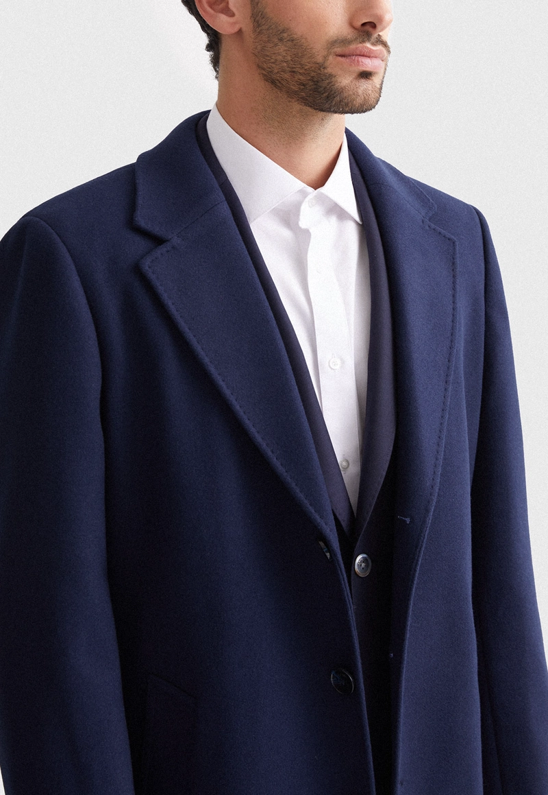 ABRIGO HOMBRE CLASICO NAVY - 3