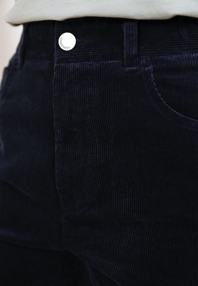 PANTALÓN ALGODÓN MUJER CANADIENNE AZUL MARINO ISHANG - 3