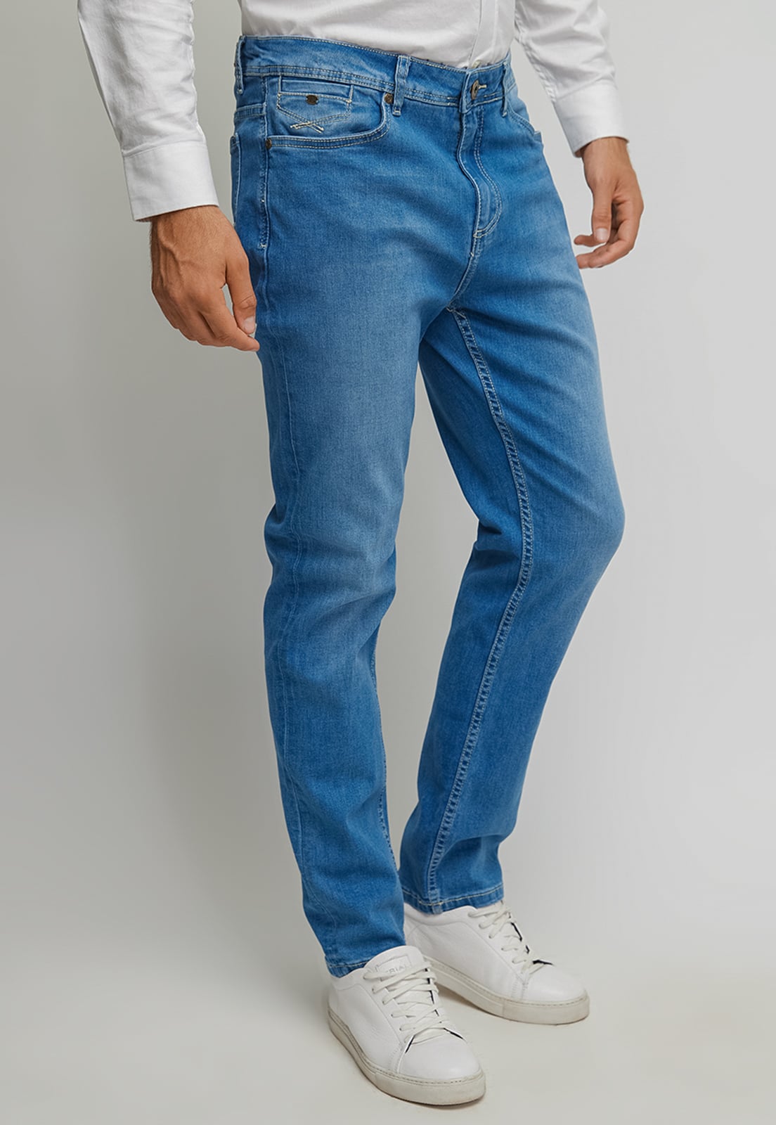 JEANS ALGODÓN HOMBRE TRIAL CELESTE 1320112912 SLIM NOE - 1
