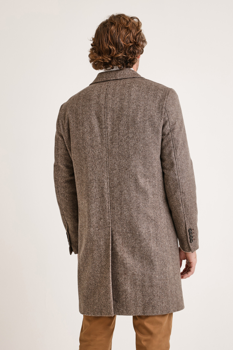 ABRIGO FORMAL HOMBRE ITALIANO CAFE - 2