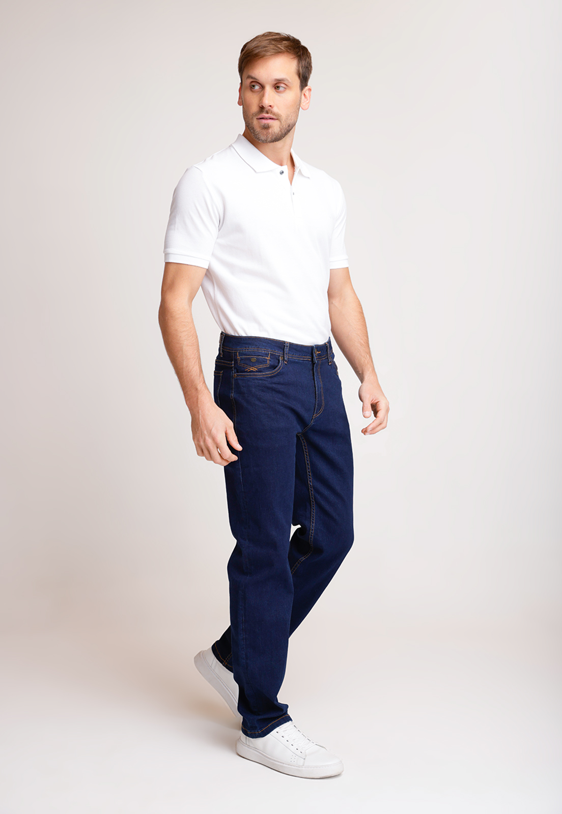 JEANS HOMBRE TRIAL AZUL MEDIO 1320113359 REGULAR NADAL ALGODÓN - 4
