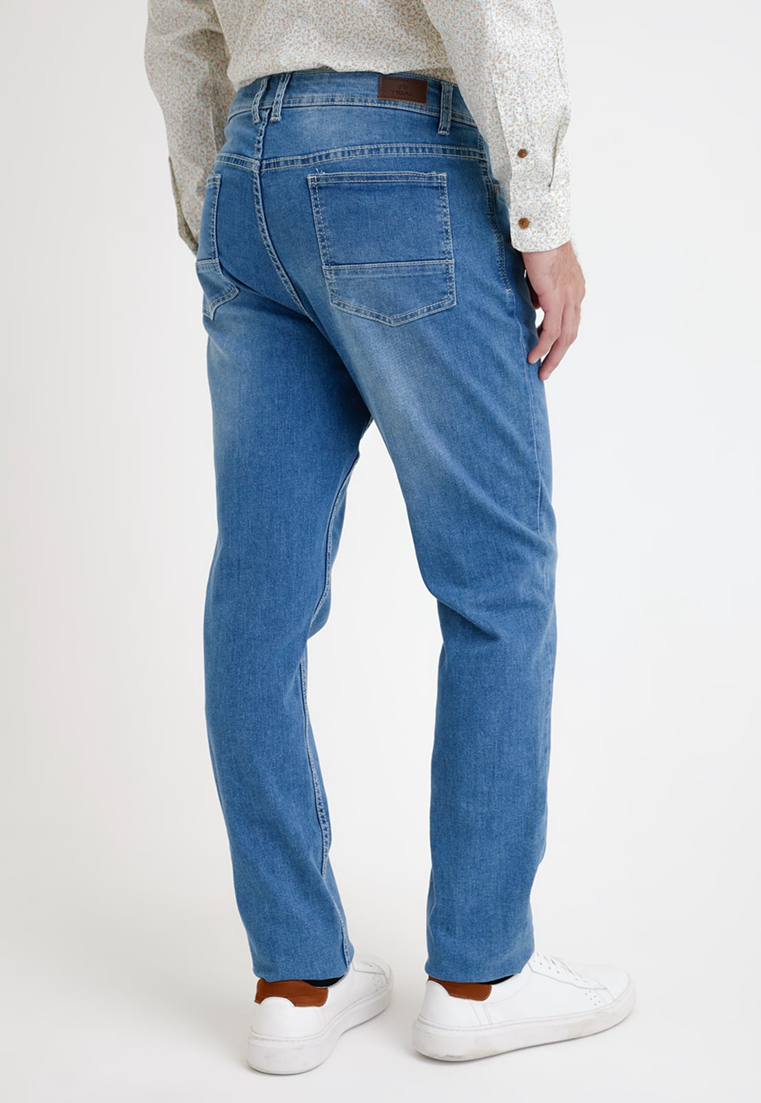 JEANS HOMBRE SLIM FIT NAMOR ALGODON CELESTE - 2