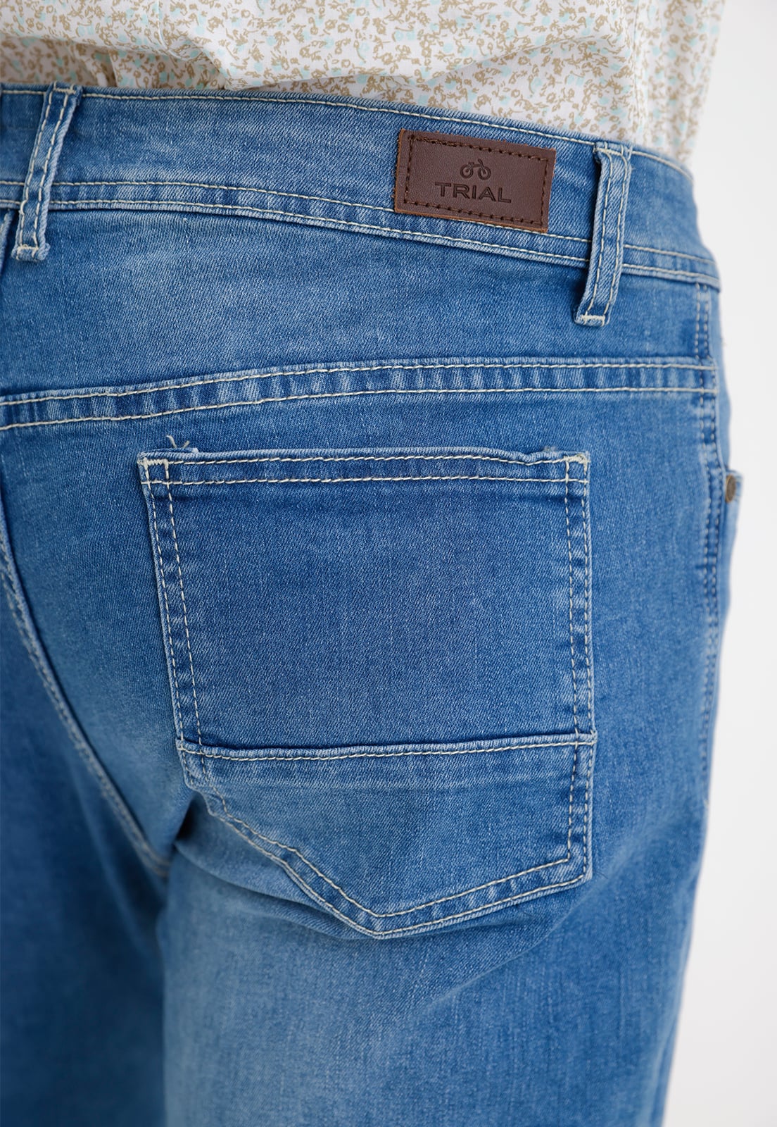 JEANS HOMBRE SLIM FIT NAMOR ALGODON CELESTE - 3
