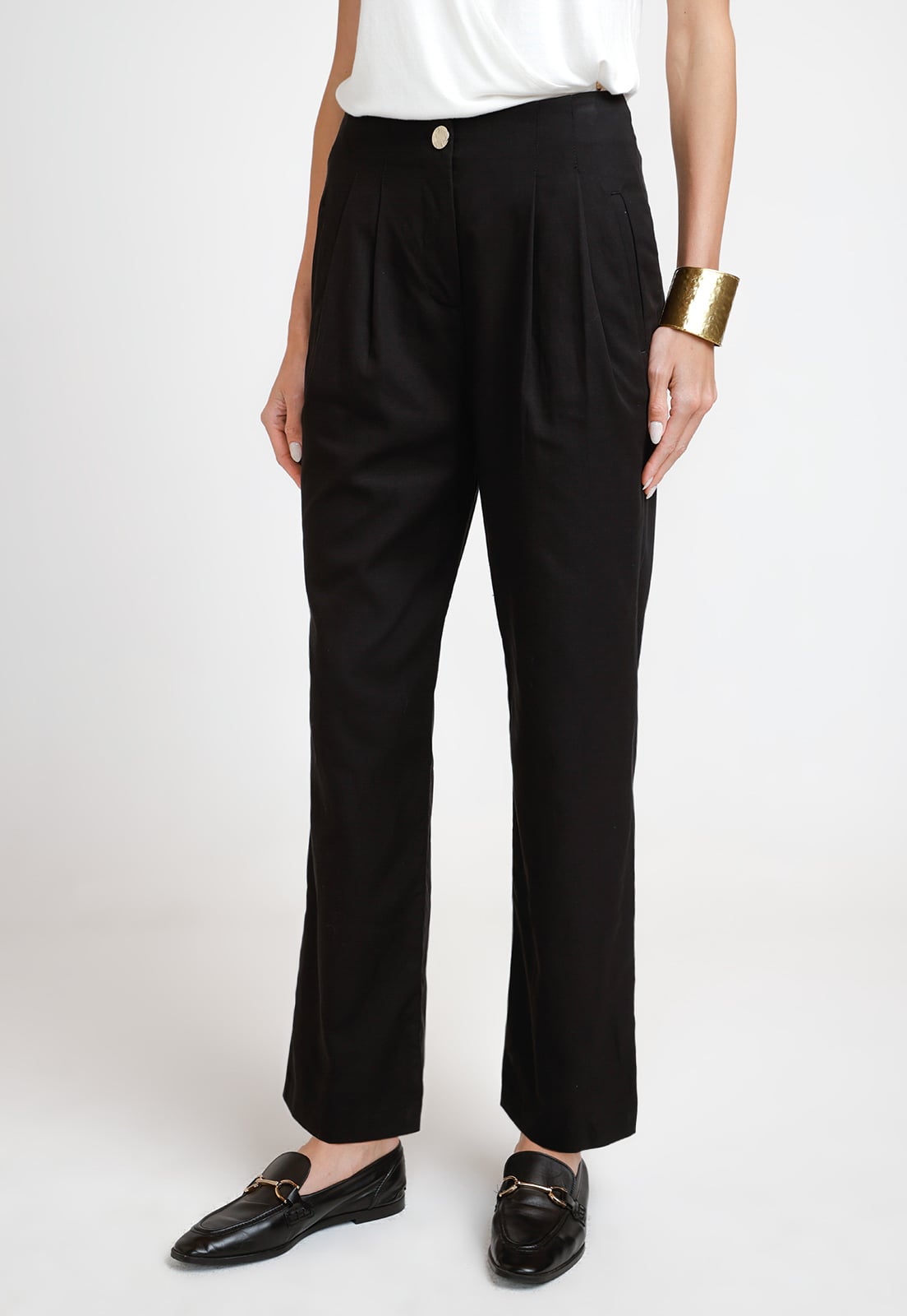 PANTALON DE MUJER MODELO AIDA PANT COLOR NEGRO - 1