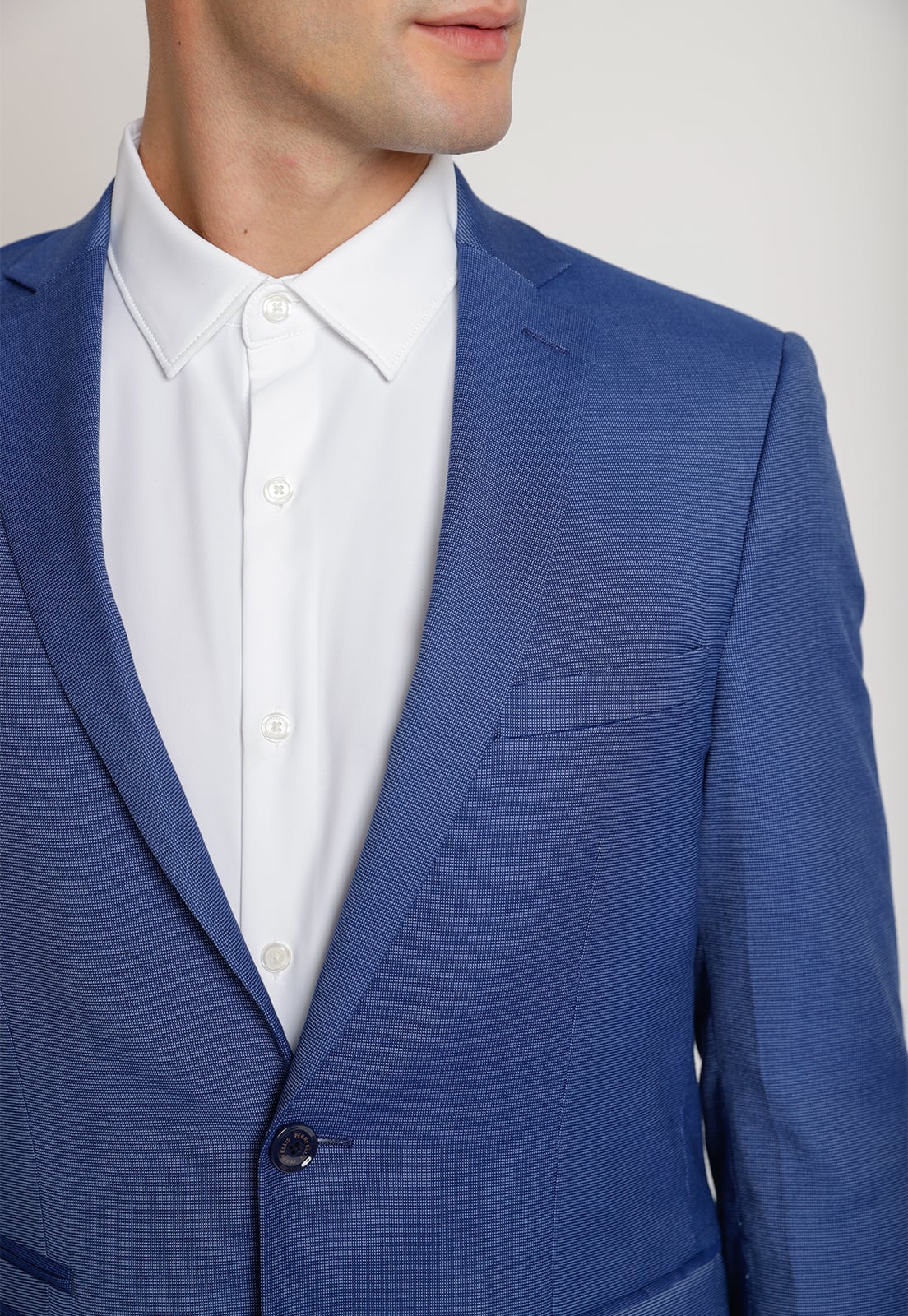CHAQUETA HOMBRE TRAJE SUIT SEPARATES WASHABLE AZUL CLARO - 3