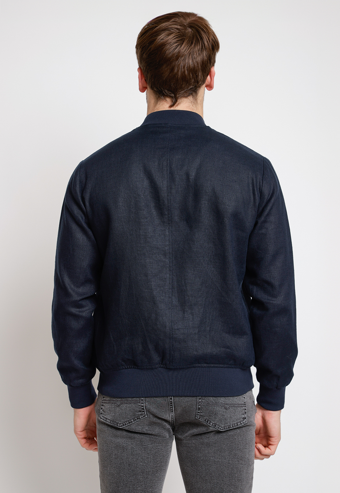 CHAQUETA HOMBRE LINO LISO SLIM TANAKA AZUL MARINO - 2