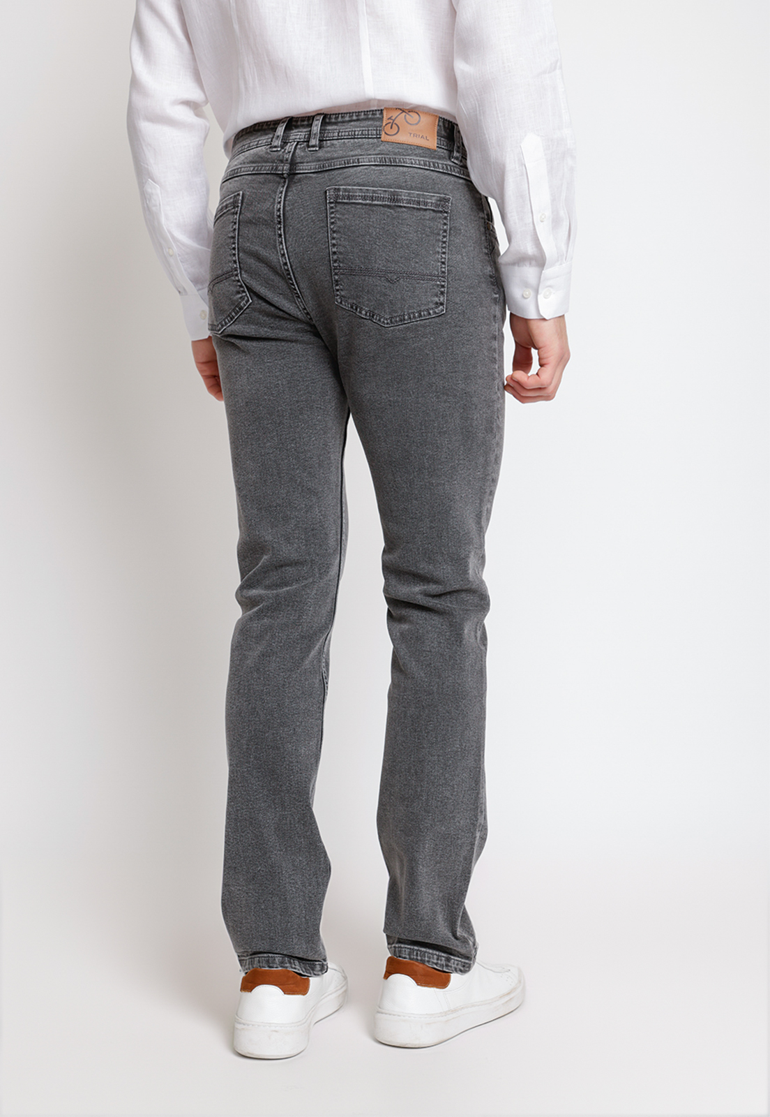 JEANS HOMBRE ALGODON LISO SLIM NAZE AZUL MEDIO - 2