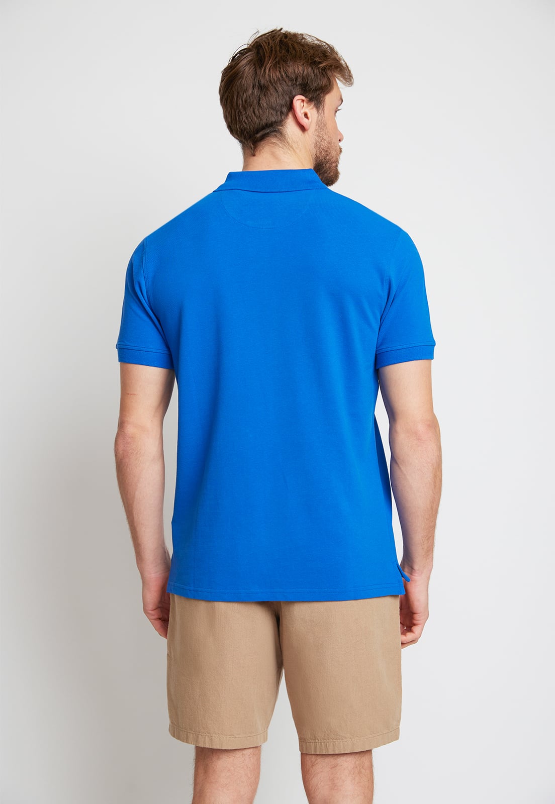 POLERA ALGODÓN HOMBRE TRIAL AZUL POLO REGULAR MARINI - 2