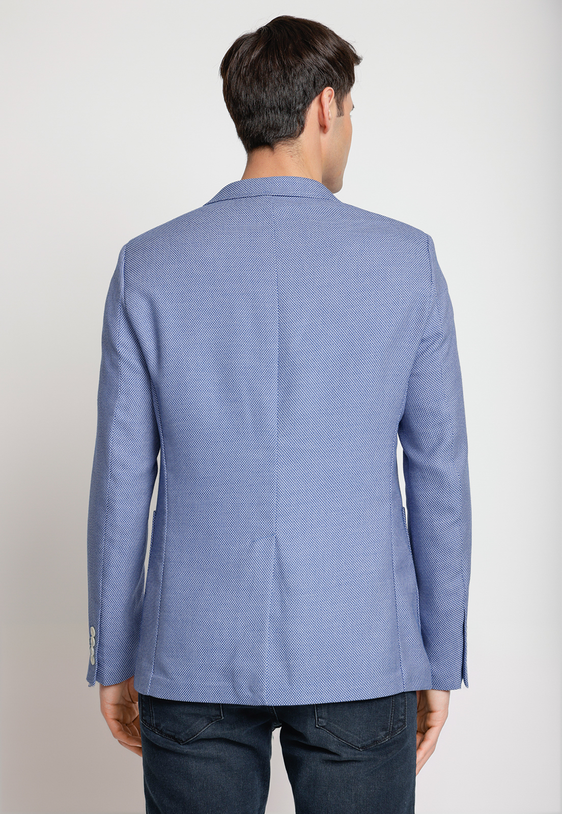 CHAQUETA HOMBRE PERRY ELLIS AZUL CASUAL - 2