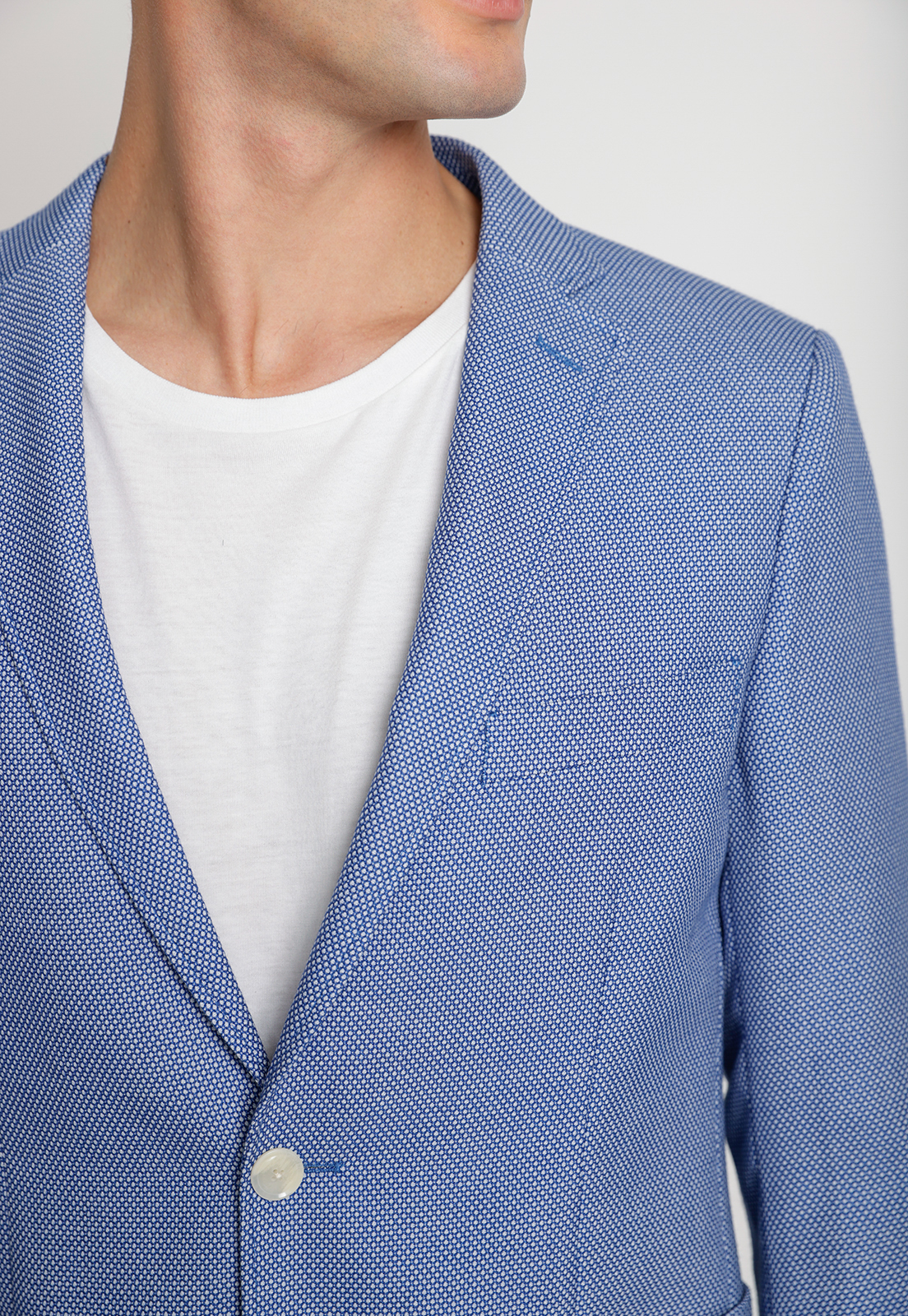 CHAQUETA HOMBRE PERRY ELLIS AZUL CASUAL - 3