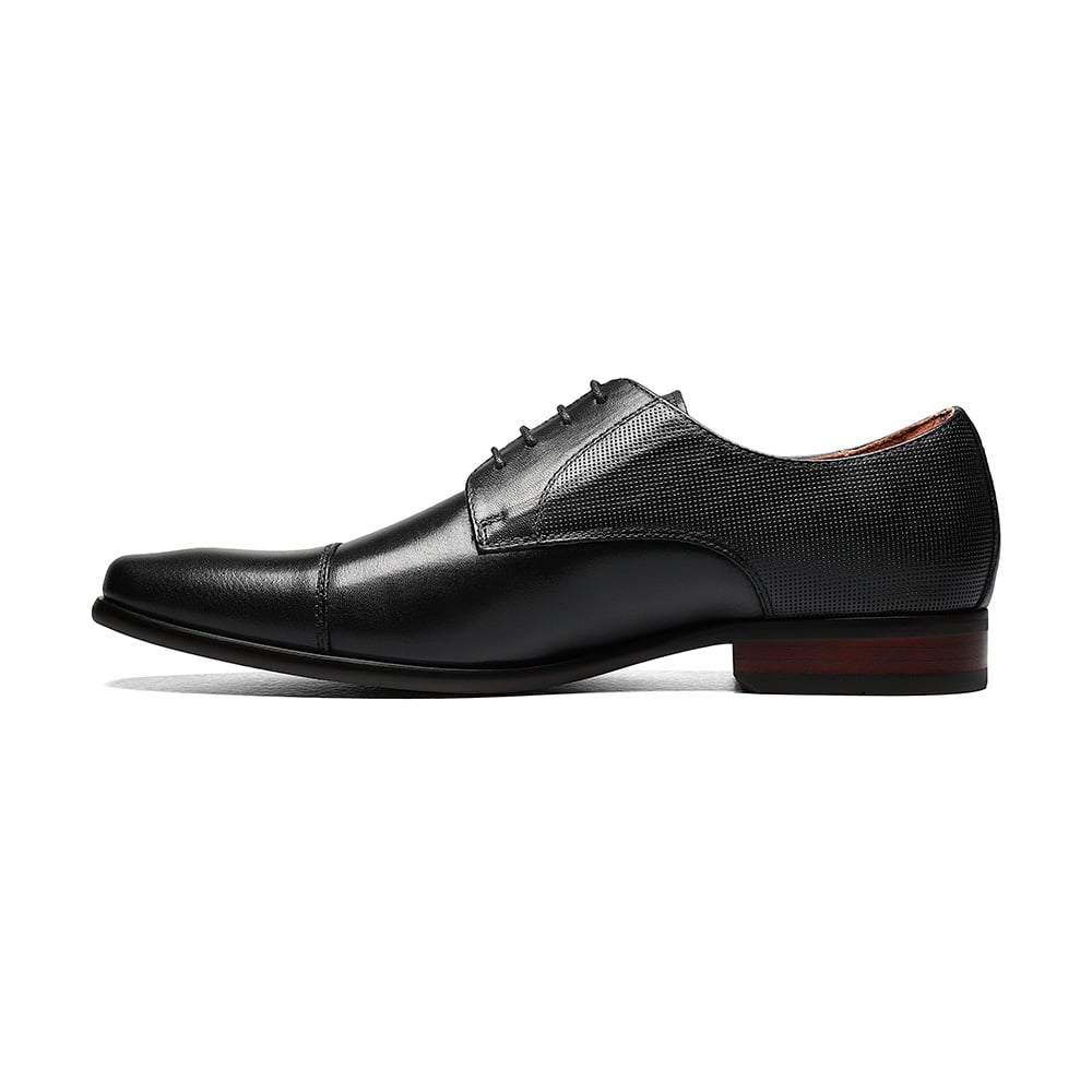 ZAPATOS POSTINO CAP TOE OXFORD NEGRO - 2