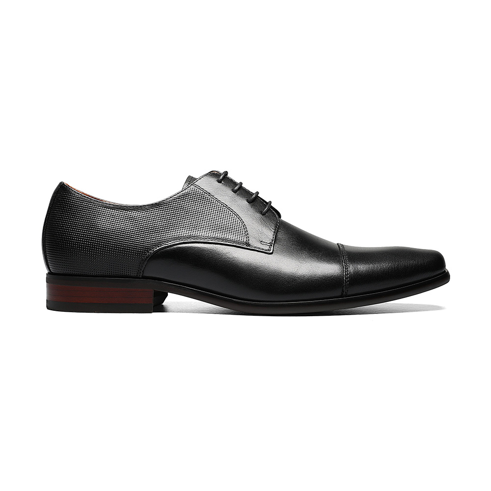 ZAPATOS POSTINO CAP TOE OXFORD NEGRO - 3