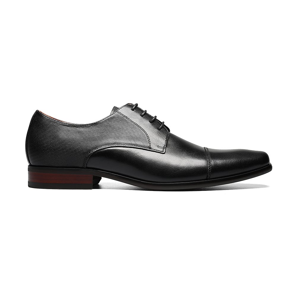 ZAPATOS POSTINO CAP TOE OXFORD NEGRO - 3