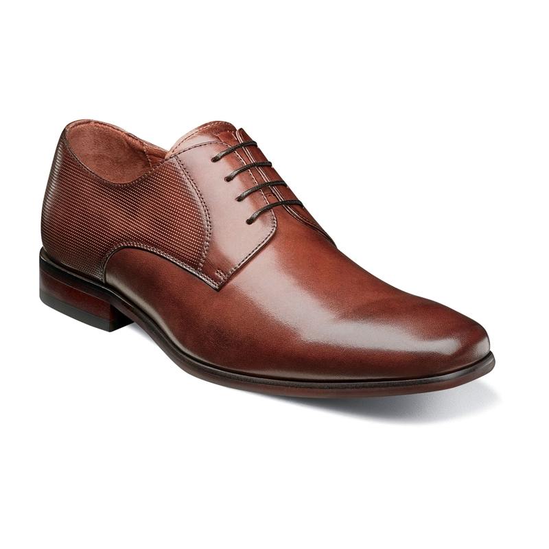 ZAPATOS POSTINO PLAIN TOE COGNAC - 1