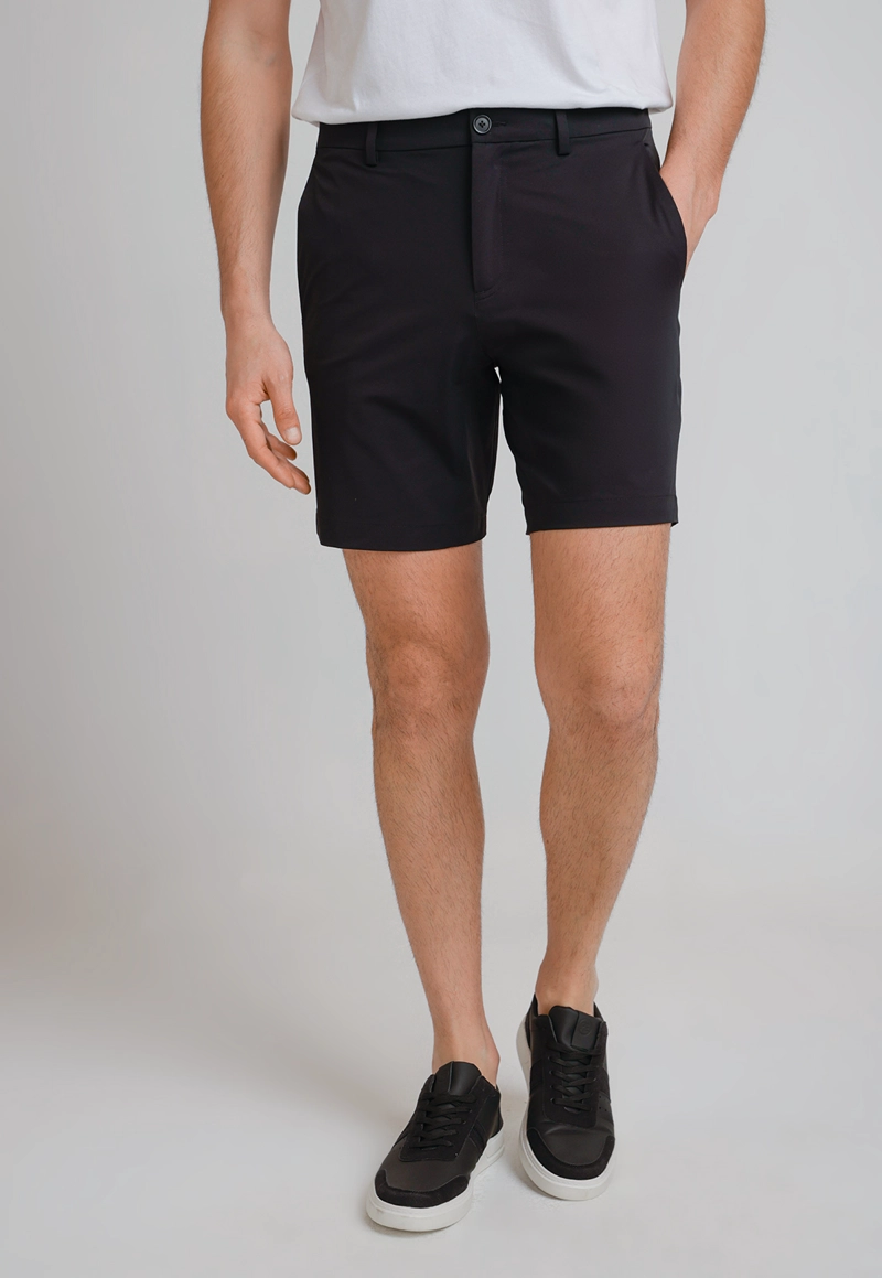 BERMUDA HOMBRE PERRY ELLIS NEGRO STRETCH - 1