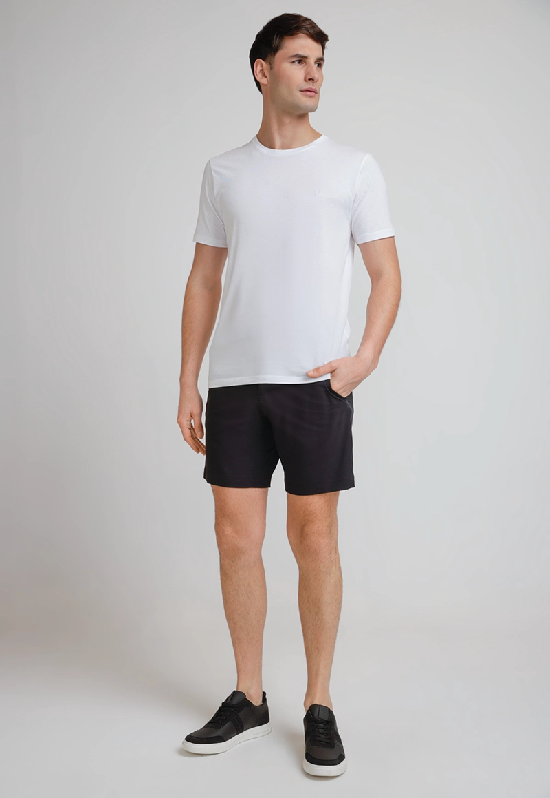 BERMUDA HOMBRE PERRY ELLIS NEGRO STRETCH - 4