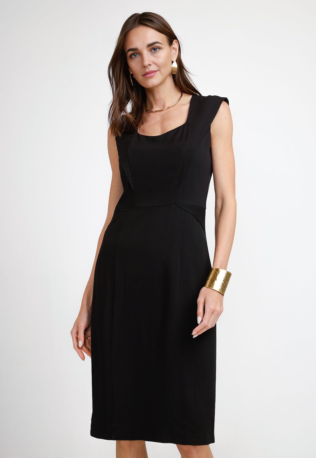 VESTIDO LINO MUJER CANADIENNE NEGRO STEFFI - 2