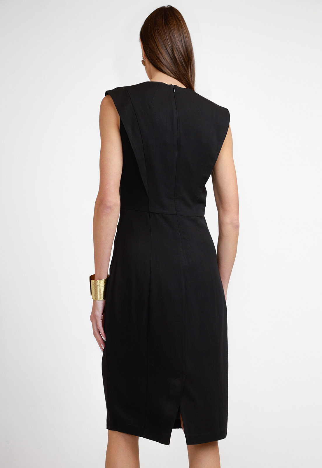 VESTIDO LINO MUJER CANADIENNE NEGRO STEFFI - 3