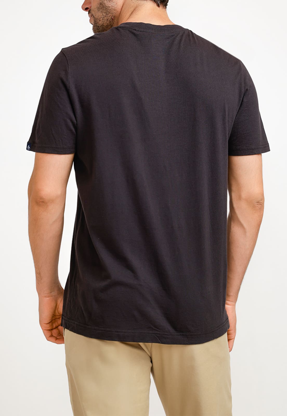 POLERA ALGODÓN HOMBRE ORIGINAL PENGUIN NEGRO ESTAMPADO - 2