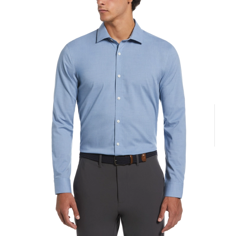 CAMISA HOMBRE ORIGINAL PENGUIN CELESTE FORMAL LISO - 1