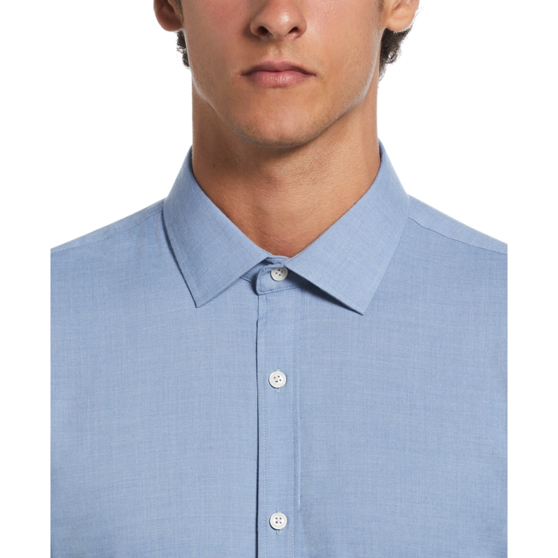 CAMISA HOMBRE ORIGINAL PENGUIN CELESTE FORMAL LISO - 3