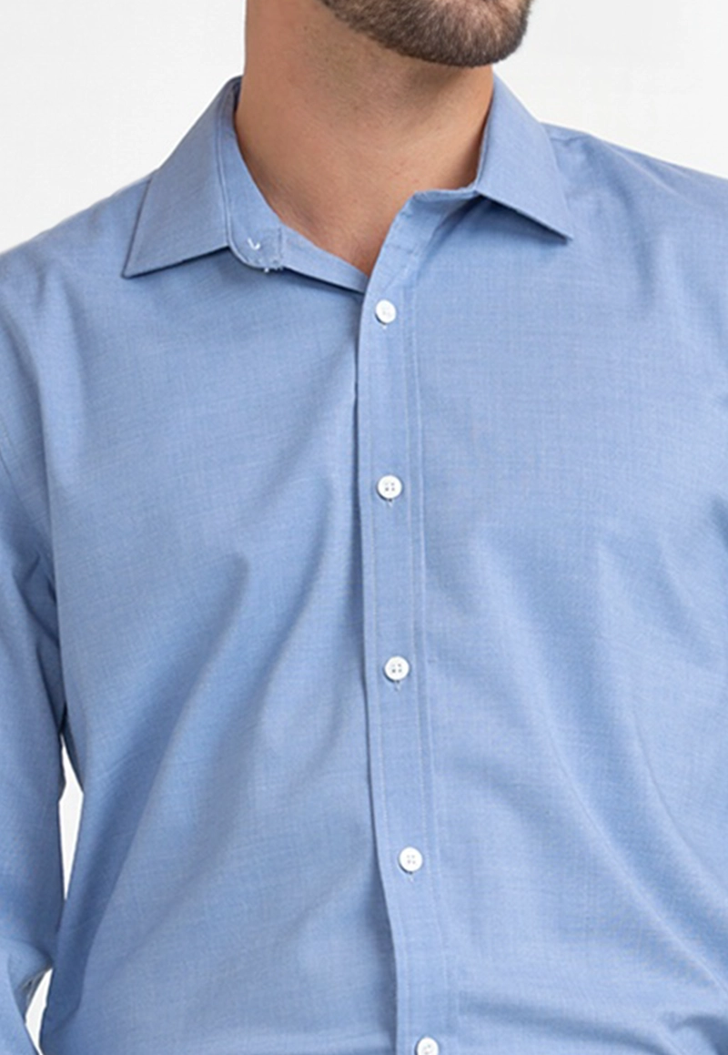 CAMISA HOMBRE ORIGINAL PENGUIN CELESTE FORMAL LISO - 6
