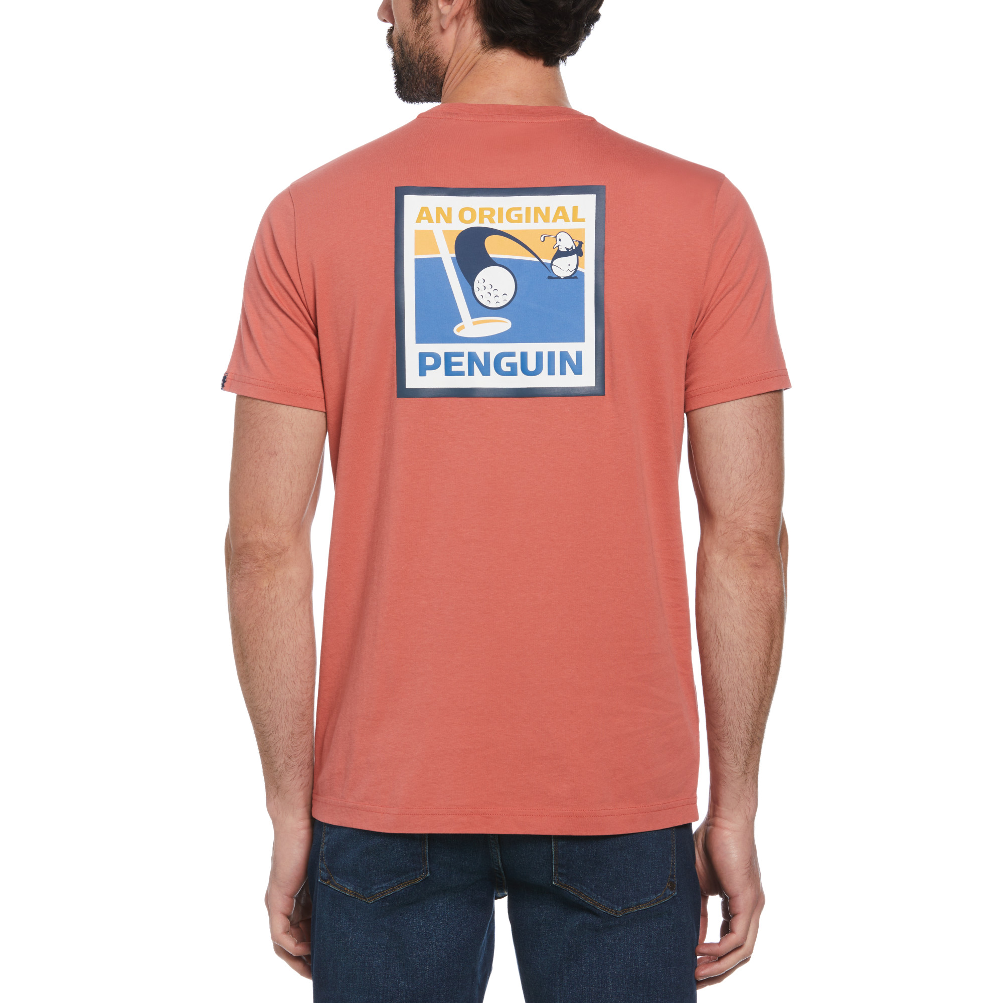 POLERA ALGODÓN HOMBRE ORIGINAL PENGUIN CORAL GOLF ESTAMPADO - 2