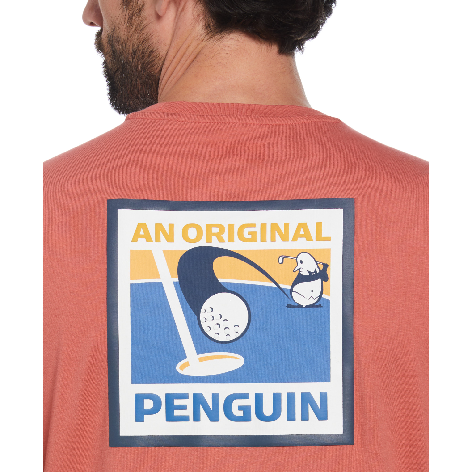 POLERA ALGODÓN HOMBRE ORIGINAL PENGUIN CORAL GOLF ESTAMPADO - 3