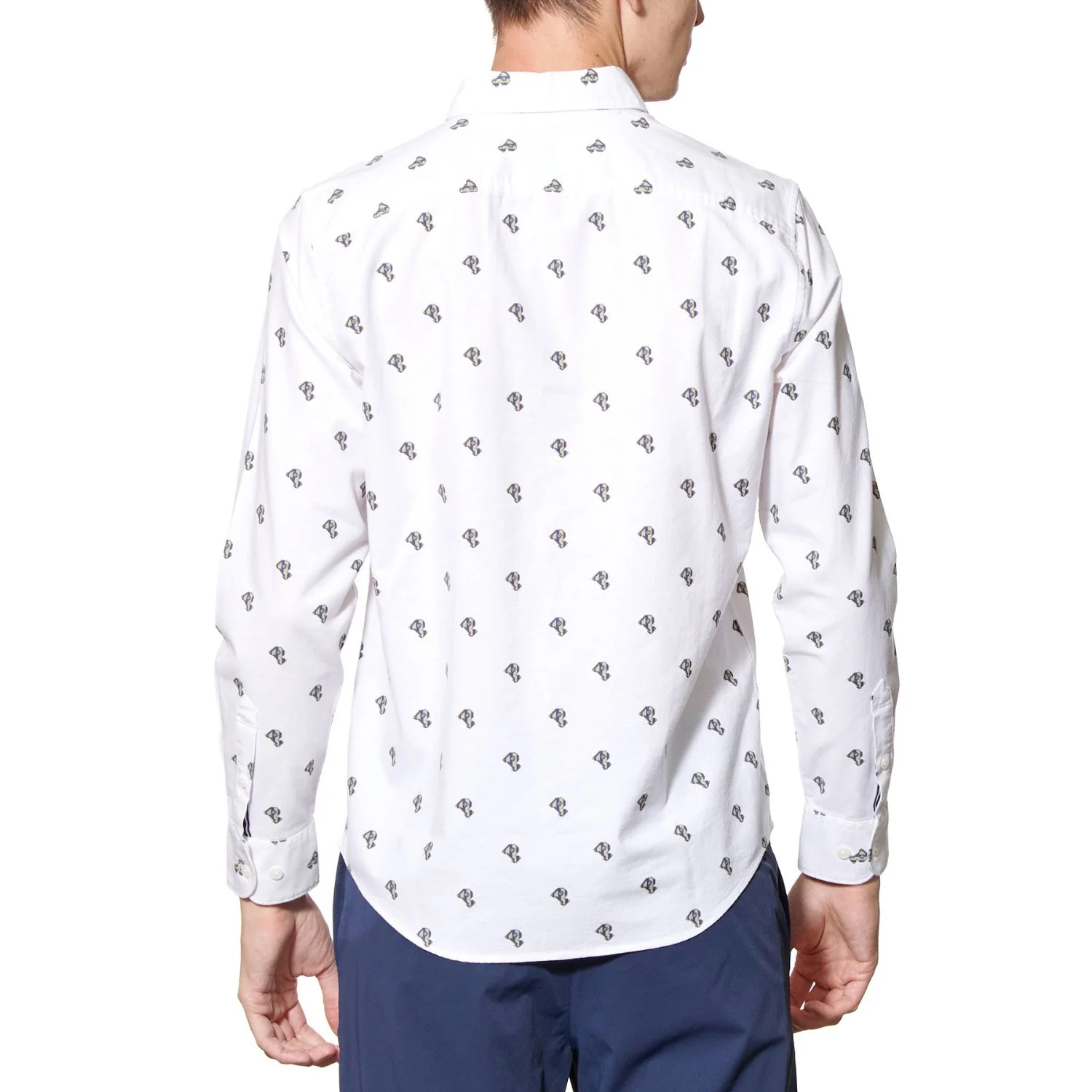 CAMISA ALGODÓN HOMBRE ORIGINAL PENGUIN BLANCO ESTAMPADO - 2