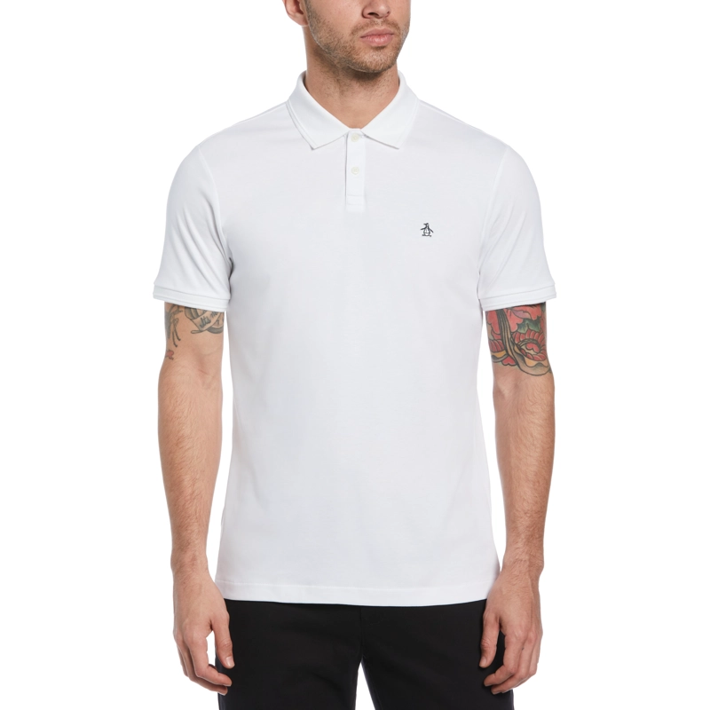 POLERA ALGODÓN HOMBRE ORIGINAL PENGUIN BLANCO POLO - 1