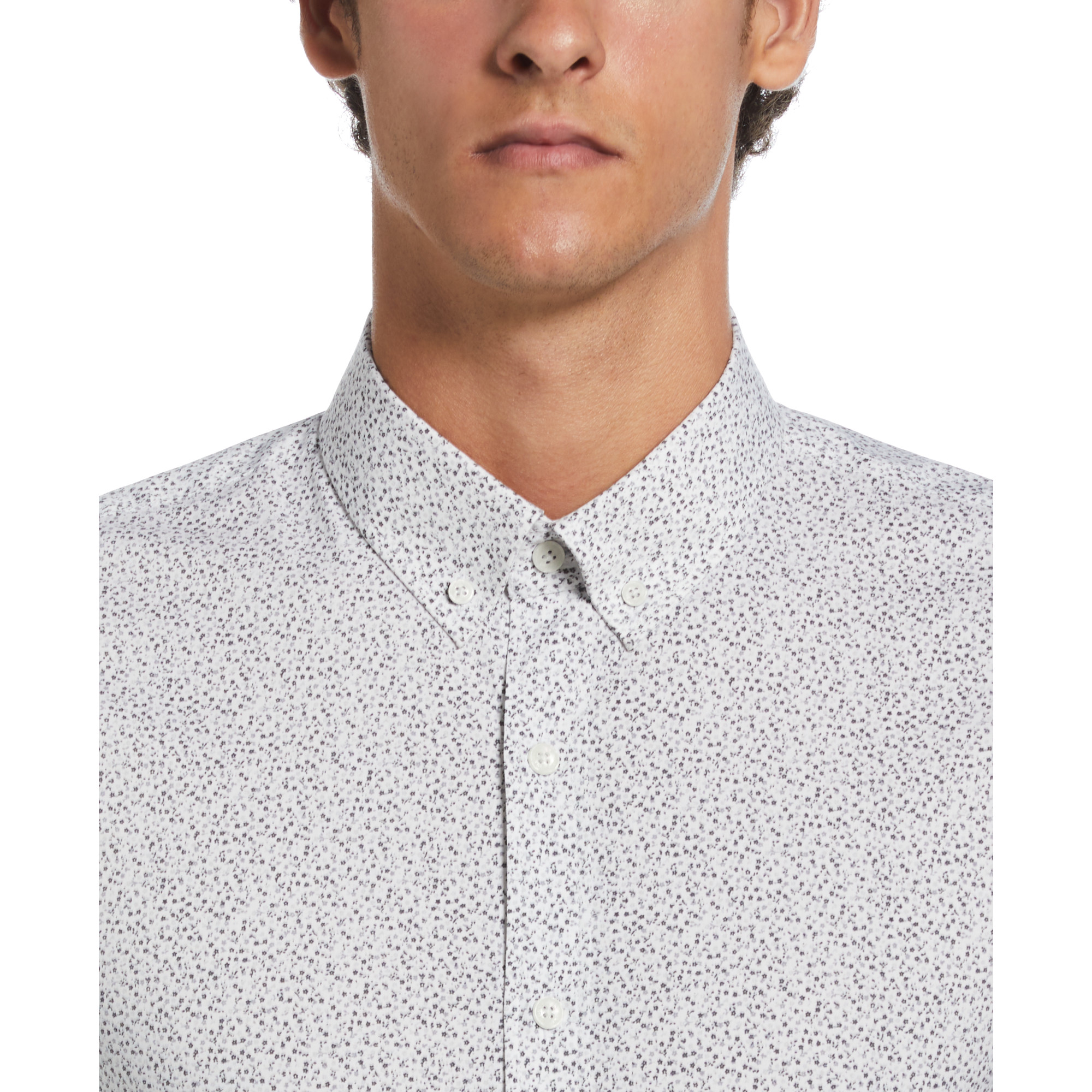 CAMISA ALGODÓN HOMBRE ORIGINAL PENGUIN GRIS FORMAL ESTAMPADO - 3