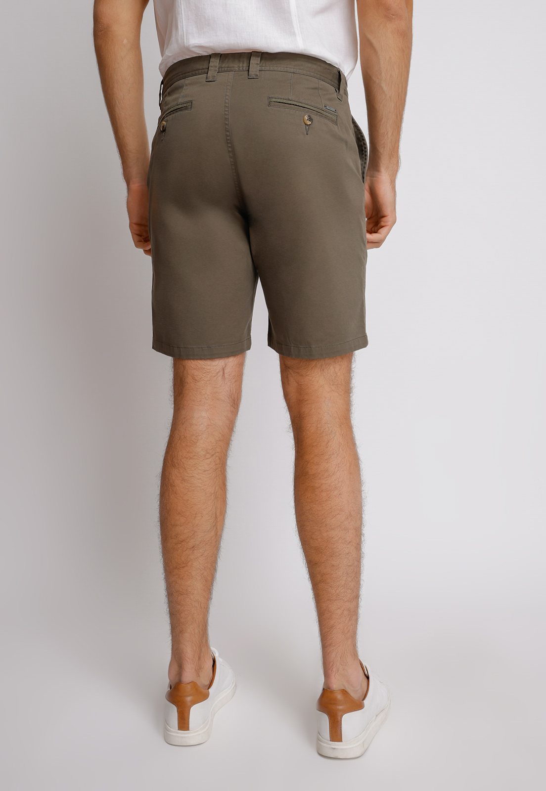 SHORT ALGODÓN HOMBRE TRIAL VERDE SLIM FIT VALERIO - 2