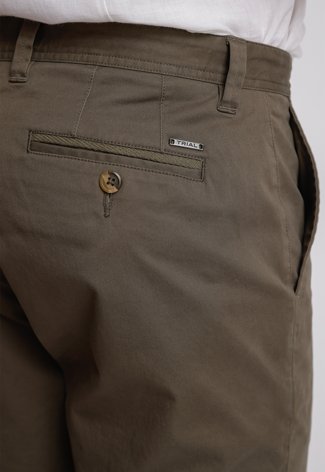 SHORT ALGODÓN HOMBRE TRIAL VERDE SLIM FIT VALERIO - 3