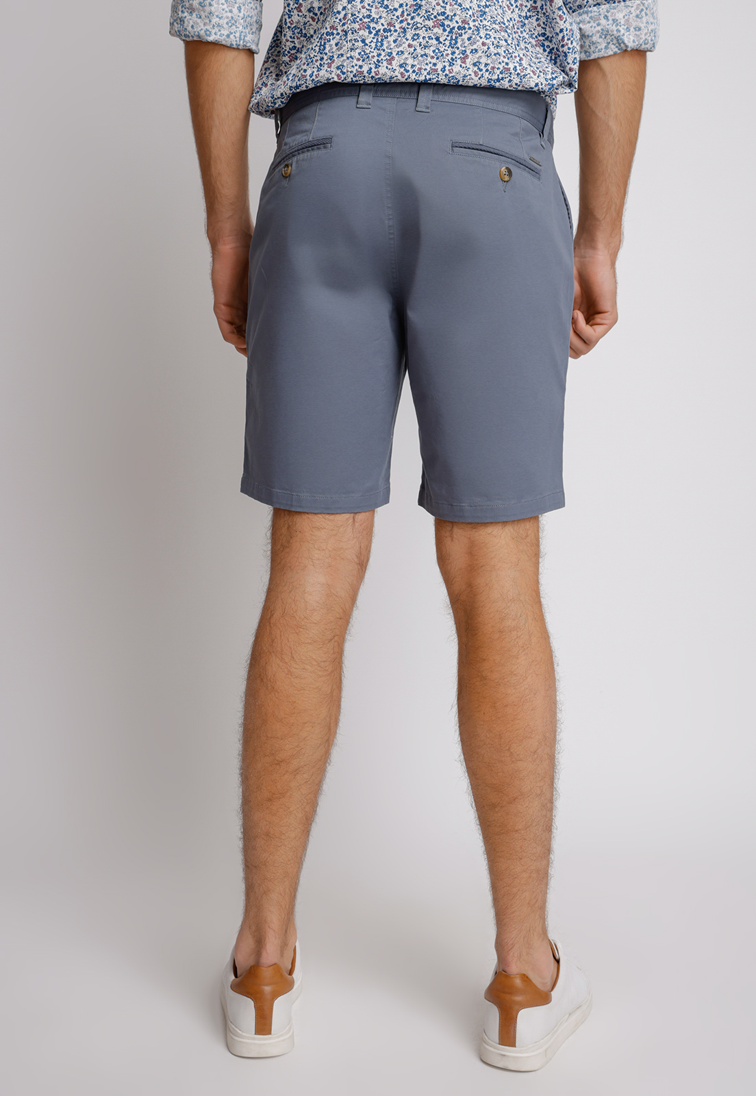 SHORT ALGODÓN HOMBRE TRIAL PETRÓLEO SLIM FIT VALERIO - 2