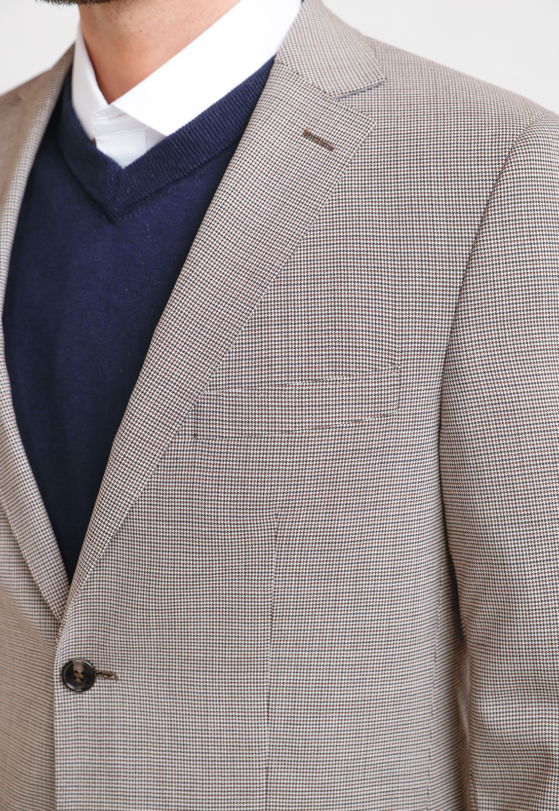 CHAQUETA HOMBRE FORMAL LANA S100'S TRAVEL CAFE - 3