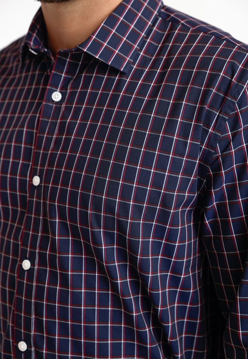 CAMISA FORMAL HOMBRE NAVY - 3