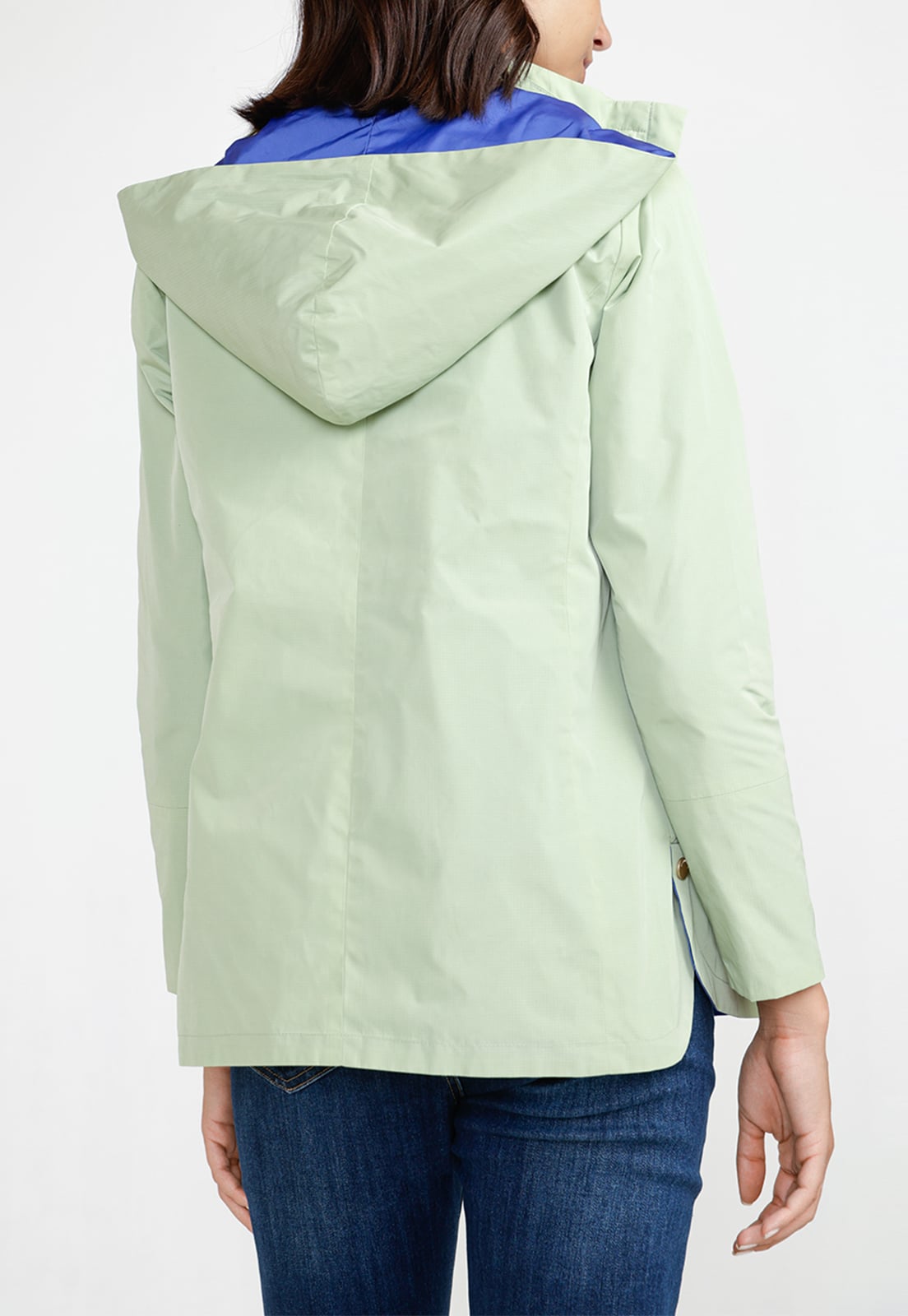 CHAQUETA MUJER REVERSIBLE EVA VERDE/AZULINO - 3
