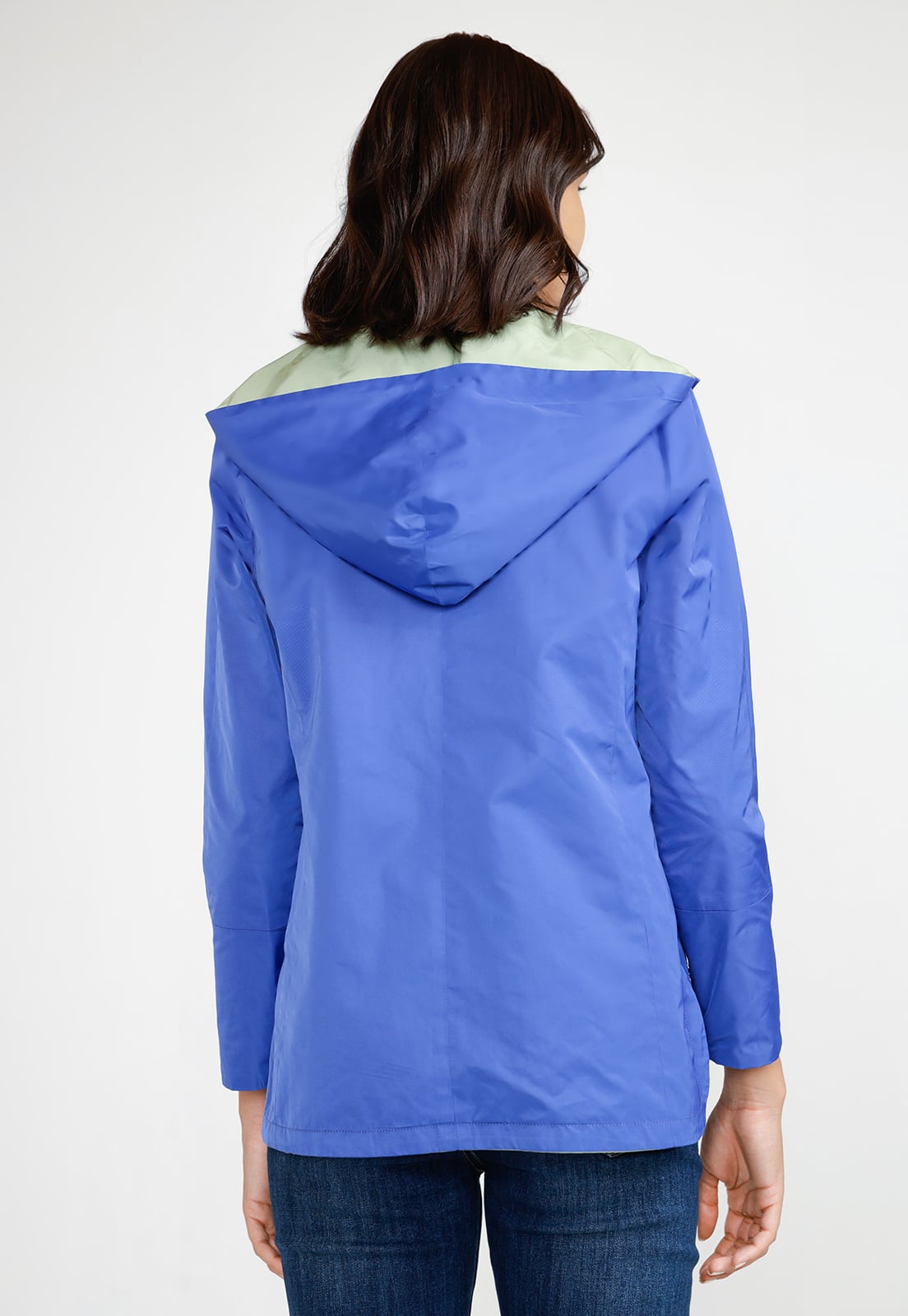 CHAQUETA MUJER REVERSIBLE EVA VERDE/AZULINO - 4
