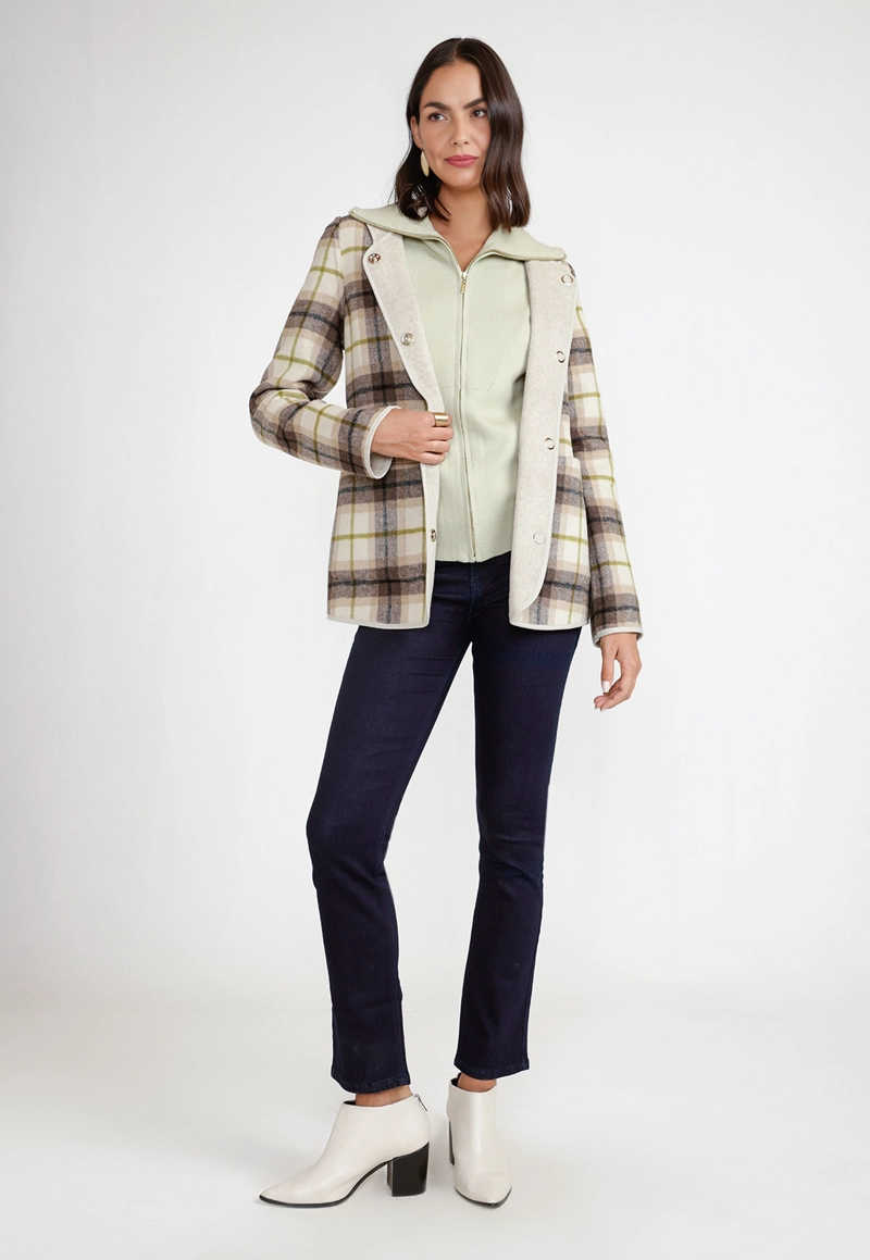 CHAQUETON MUJER MARLEE BEIGE - 7