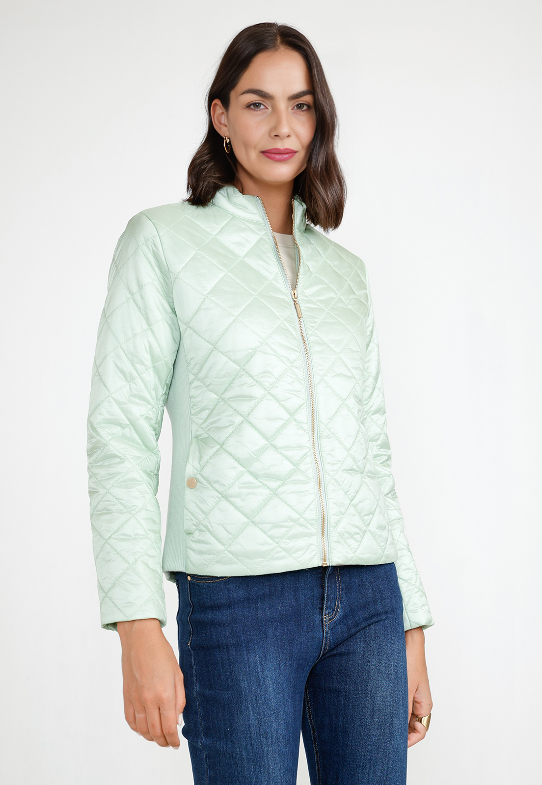 CHAQUETA ACOLCHADA MUJER ARTEMISA VERDE - 1