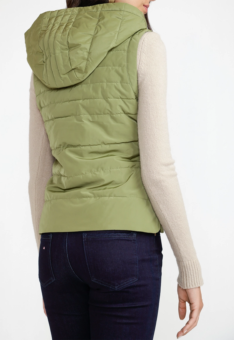 PARKA MUJER SIN MANGAS BIMBA VERDE - 2