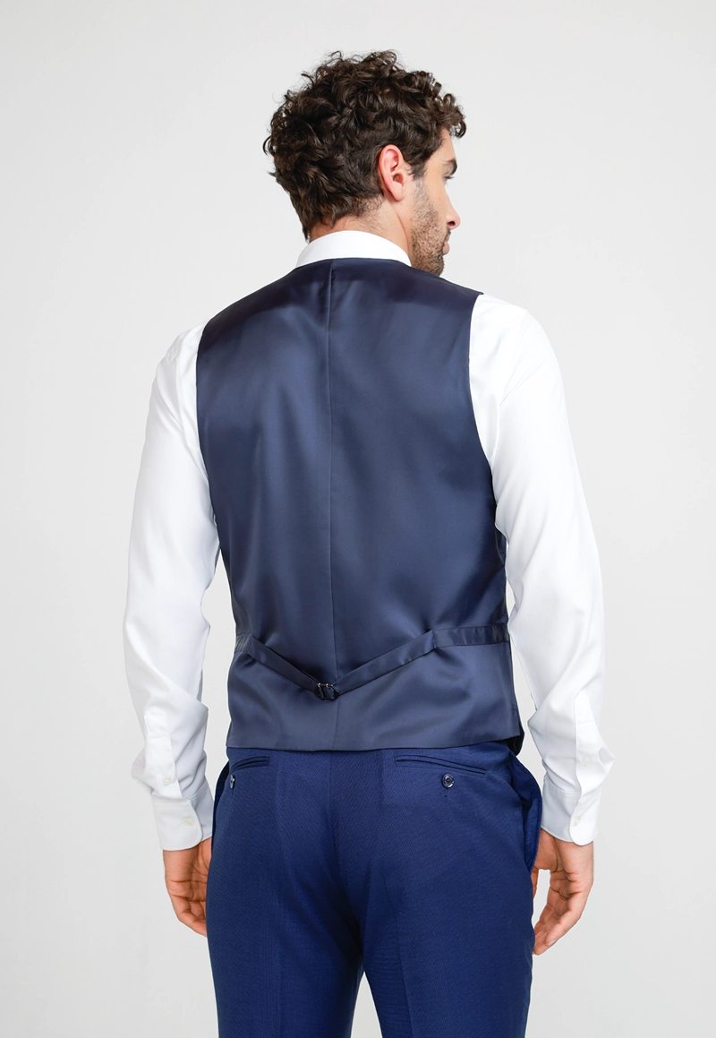 GILET FORMAL HOMBRE AZUL MEDIO THE WASHABLE VEST - 2