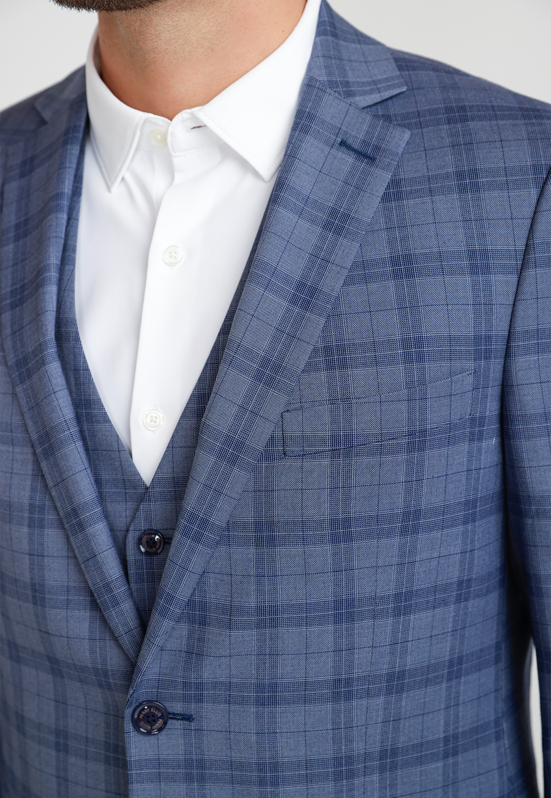 CHAQUETA HOMBRE TRAJE SUIT SEPARATES WASHABLE AZUL PIEDRA - 3
