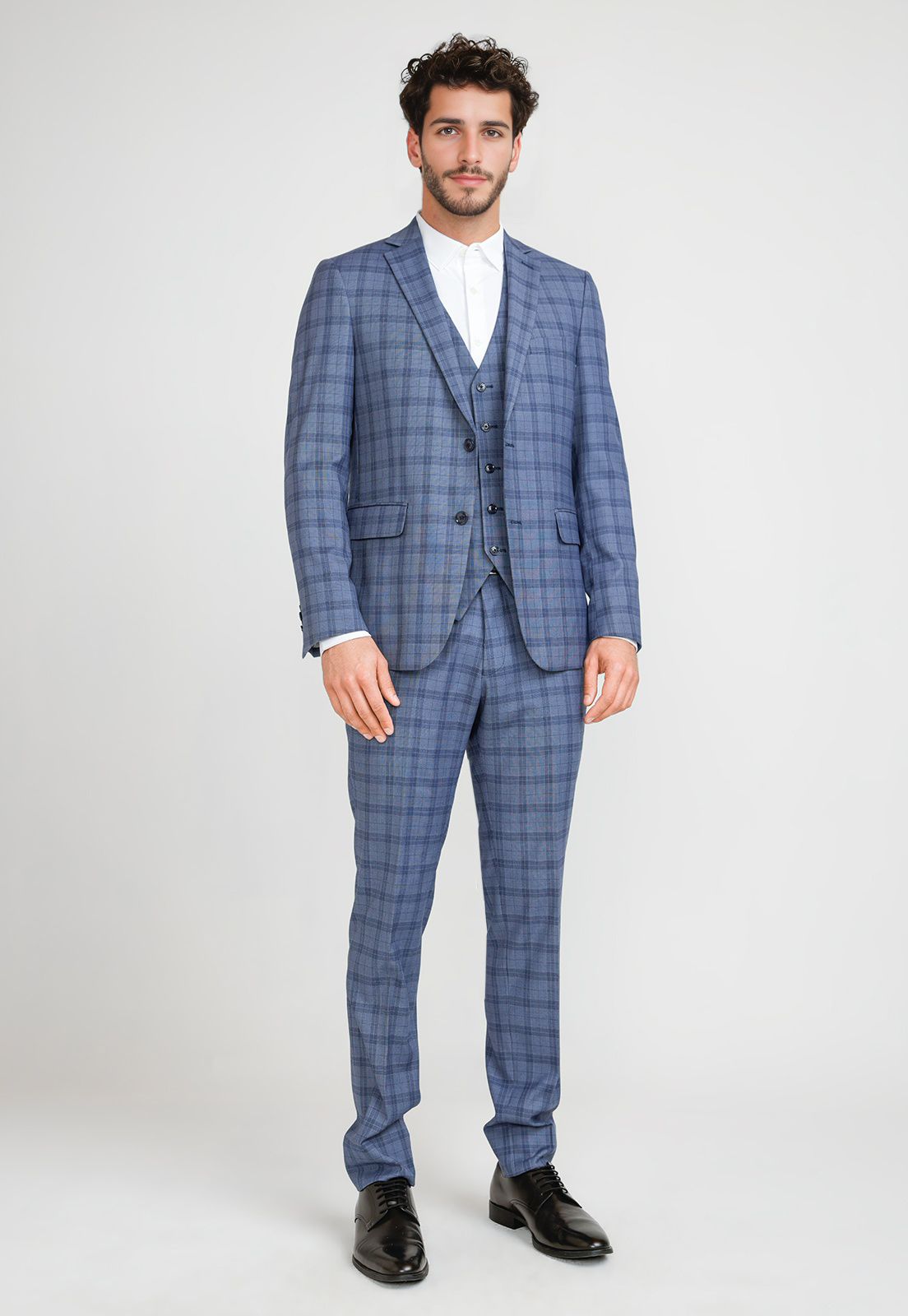 CHAQUETA HOMBRE TRAJE SUIT SEPARATES WASHABLE AZUL PIEDRA - 4