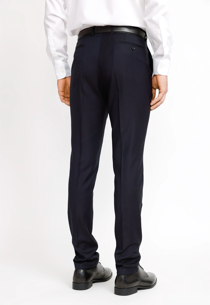 PANTALON FORMAL HOMBRE SUIT SEPARATE WASHABLE VERY SLIM NEGRO - 2