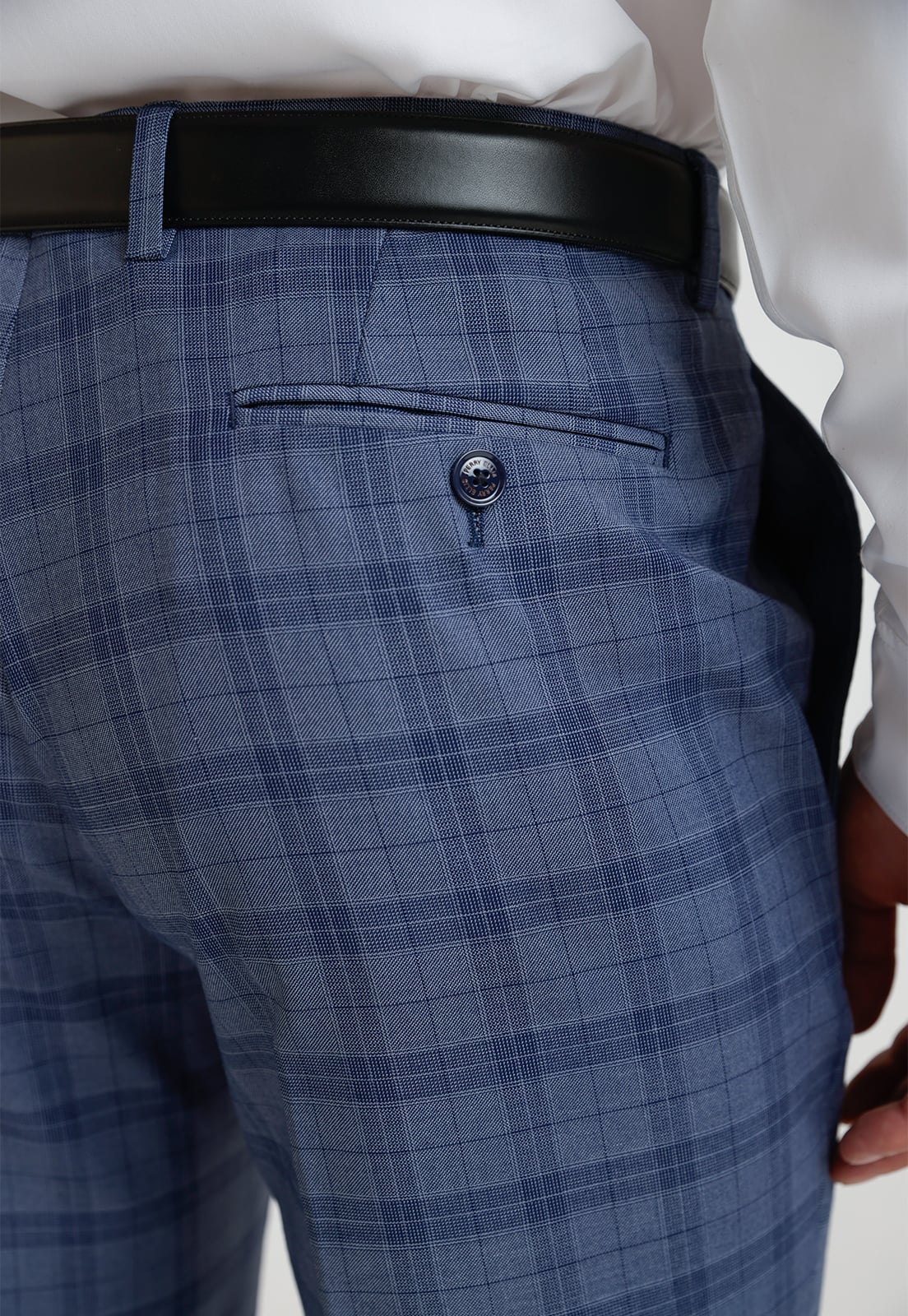 PANTALON FORMAL HOMBRE SUIT SEPARATE AZUL PIEDRA - 3